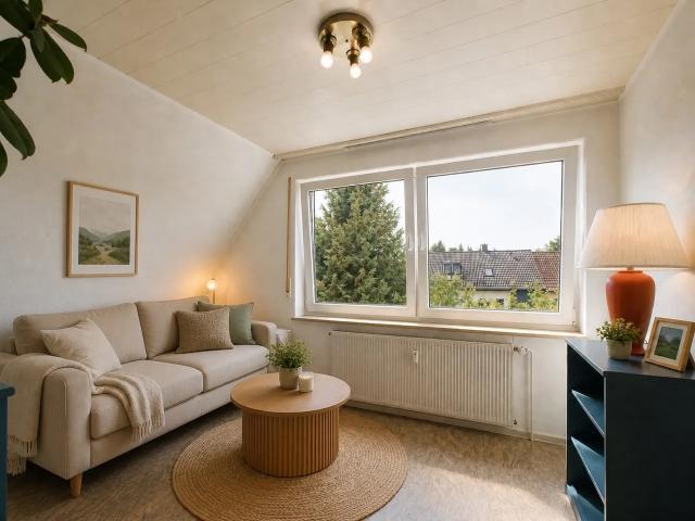VERMIETUNG – Frei ab 01.08.2026: Voll möblierte 3 Zimmer Dachgeschosswohnung mit Wintergarten in Bayreuth Nähe Hohe Warte / Festspielhaus
