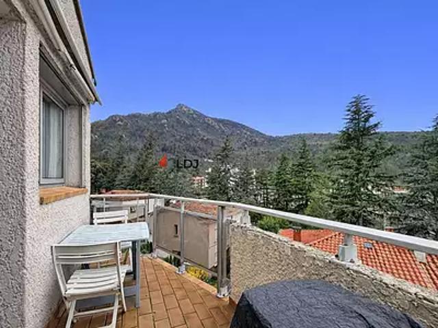 Vernet les Bains 66820 Achat / Vente appartement 1 pièce t1 au dernier étage