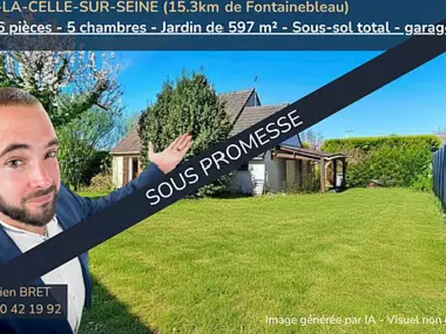 Vernou la Celle sur Seine 77670 Achat / Vente maison 6 pièces t6 jardin terrasse