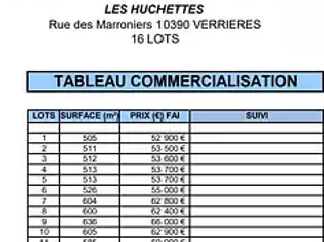 Verrières 10390 Programme neuf maison neuf à vendre 6 pièces