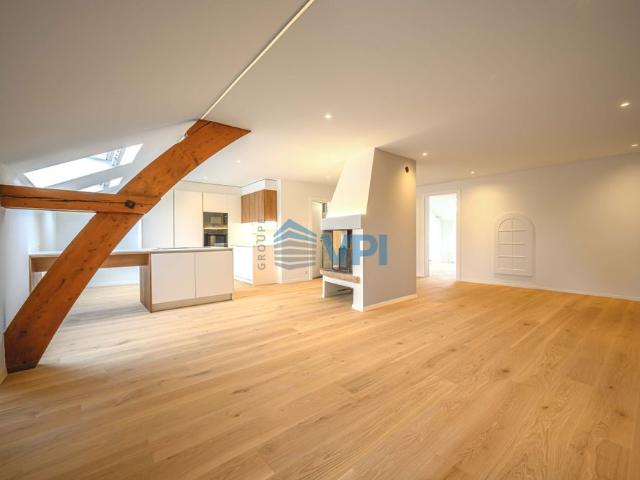 VEVEY BEAUTIFUL, RENOVATED 2.5 ROOM APARTMENT IN THE ATTIC