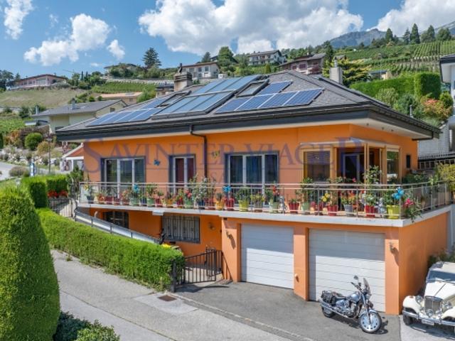 Veyras – Erstklassige Lage, Einfamilienhaus mit Leibrente bewohnt