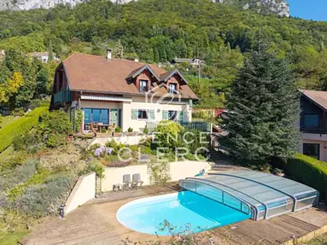 Veyrier du Lac 74290 Achat / Vente maison 6 pièces t6 piscine