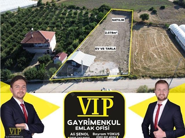 VİP GAYRİMENKUL'den İSLAMLAR MAH. 2.078M MÜSTAKİL EV VE ARAZİ