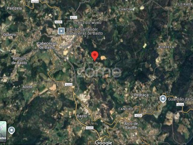 Vinha de Cima Terreno em Santa Comba, Cabeceiras de Basto