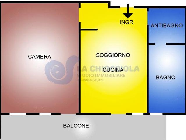 via emilia bilocale 50mq