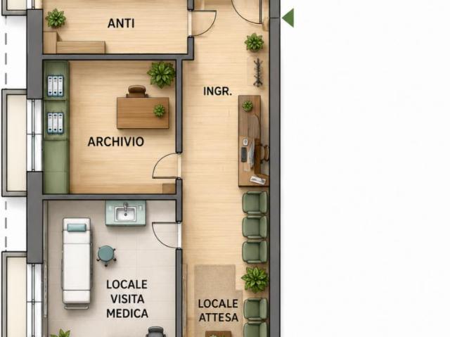 Via Libertà 7 vani 90mq