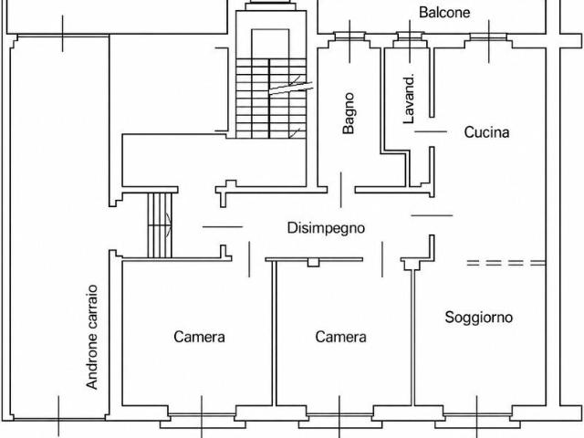 Via Sostegno 65 Bis 5 vani 96mq