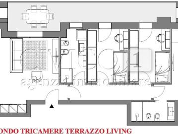 Via San Gaetano quadrilocale 110mq