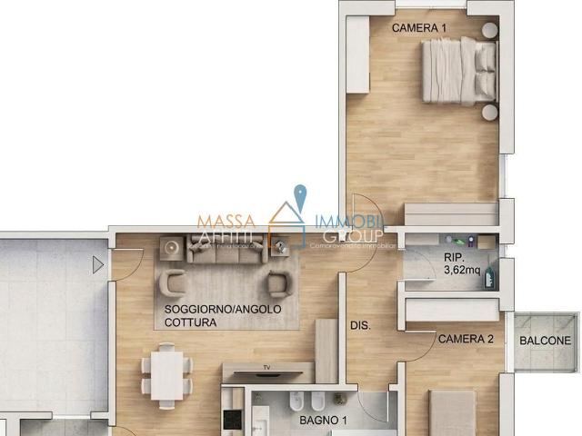 Via San Giovanni Battista la Salle 9 quadrilocale 92mq