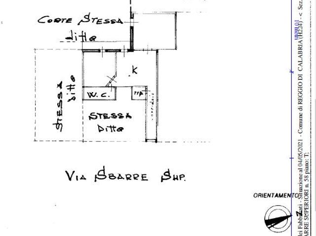 Via Sbarre Superiori 23 trilocale 80mq