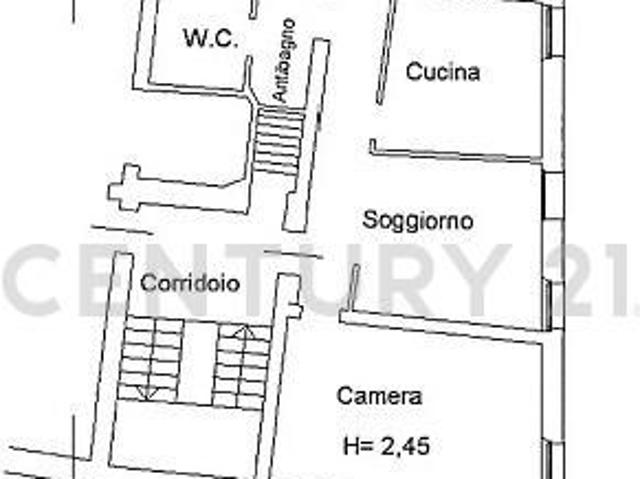 Via XX Settembre snc quadrilocale 77mq