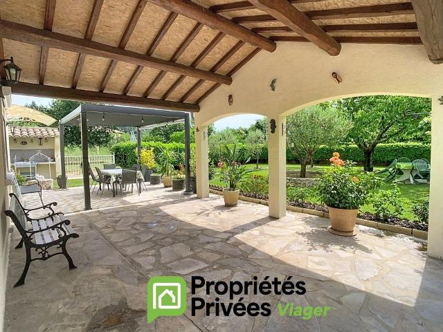 VIAGER OCCUPÉ MAISON 110 m² SUR 1 400 m² DE TERRAIN MOLIÈRES CAVAILLAC GARD
