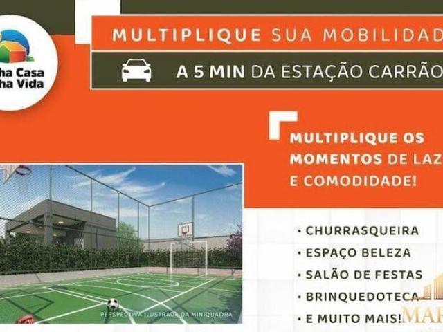 Vibra Conselheiro Carrão Apartamento 1 ou 2 Dormitórios com varanda 27 a 41 m2 Vibra Conselheiro C