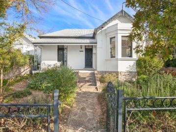 Victorian Elegance in Blue Ribbon Brown Street