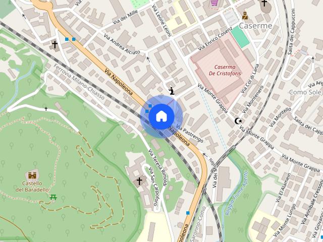Vicino al centro di Como Napoleona Loft