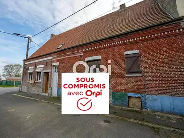 Vieux Berquin 59232 Achat / Vente maison 2 pièces t2 jardin cave