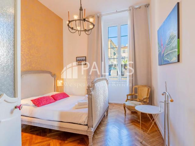 PONCHETTES Vieux Nice, Vaste 3 pièces: Adresse d'exception