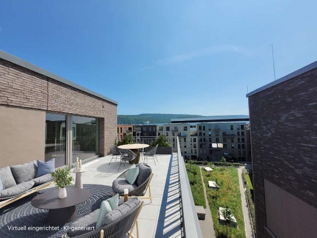 Viel Freiraum auf höchstem Niveau – 2 Zimmer Penthouse mit großzügiger Dachterrasse