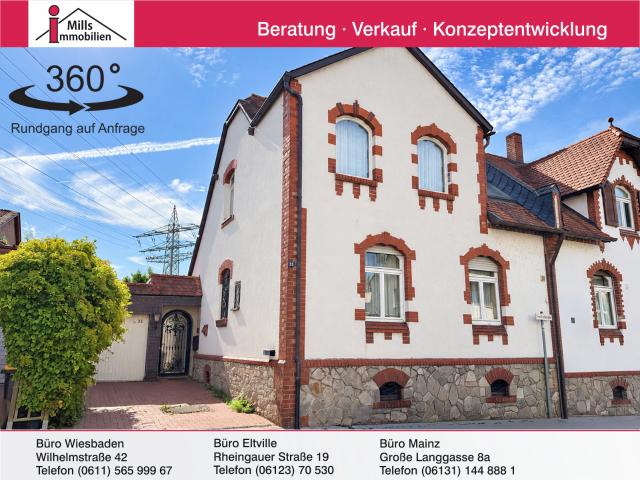 Viel Platz und besonderer Charme – Doppelhaushälfte in begehrter Lage von Eltville