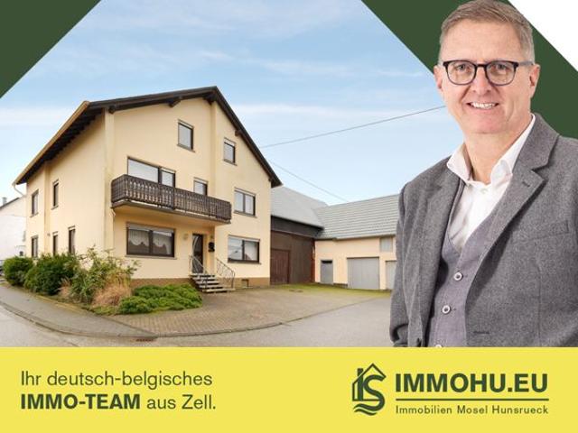 Vielseitig nutzbares, großes Wohnhaus mit Scheune und Ställen in Peterswald / Hunsrück Naturnähe inklusive!