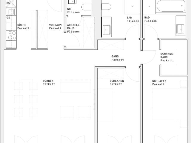 Vienna Living – DC FLATS – Großzügige 3 Zimmerwohnung in ruhiger Höhe – ERSTBEZUG