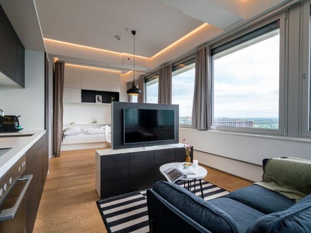 Viennese retreat measuring 46m² in the historic Philips Haus right next to the Wienerberg recreation area, Vienna Amsterdam Apartments for Rent