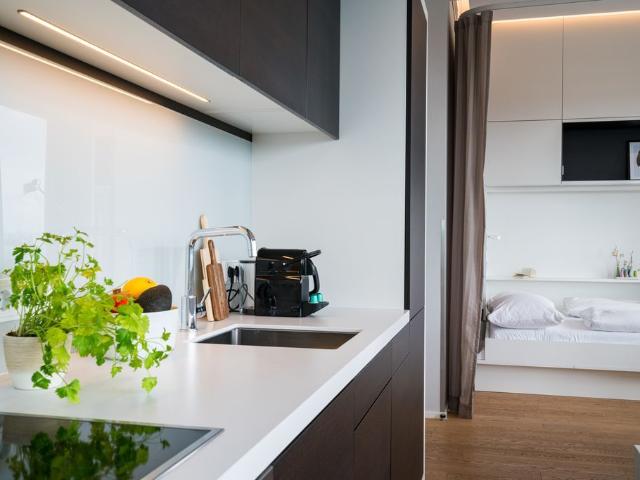 Viennese retreat measuring 46m² in the historic Philips Haus right next to the Wienerberg recreation area, Vienna Amsterdam Apartments for Rent
