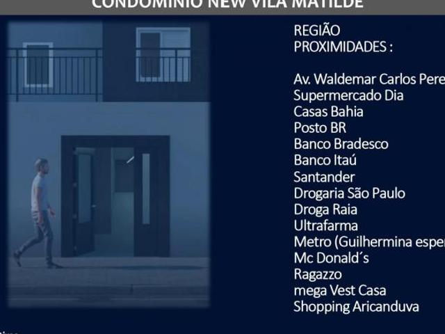 #VILA MATILDE APTOS 2 DORM 45M² E 46M² C/VARANDA E VAGA COM LAZER COMPLETO