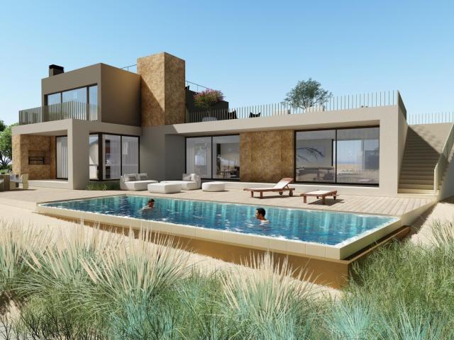 Vila de Luxo com 4 Quartos, Piscina, a 150 m da Praia em Sol. 500m² Troia