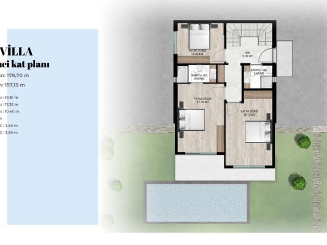 Villa 4+1 Konacık, Muğla, Türkiye 62665