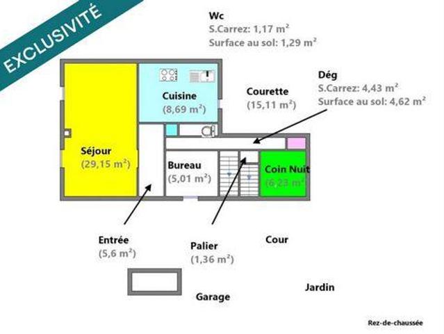 Villa 4 chambres, Aubervilliers Île 93300 DS103342856