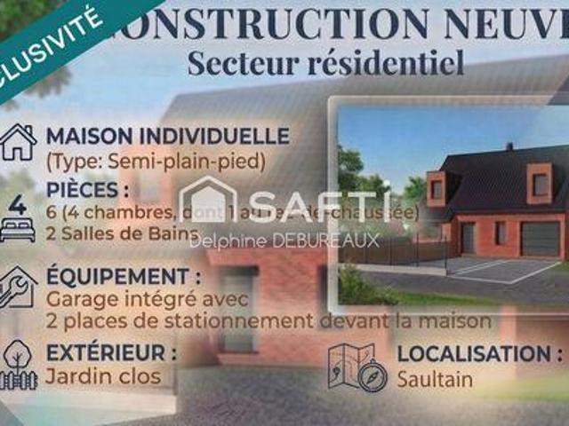 Villa 4 chambres, Saultain Nord 59990 DS103428698