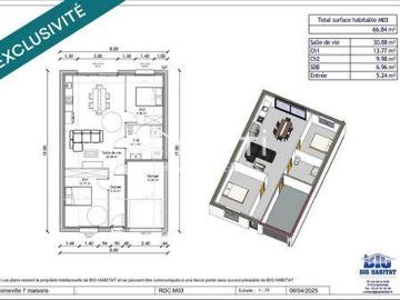 Villa 2 chambres, Moineville Lorraine 54580 DS102666084