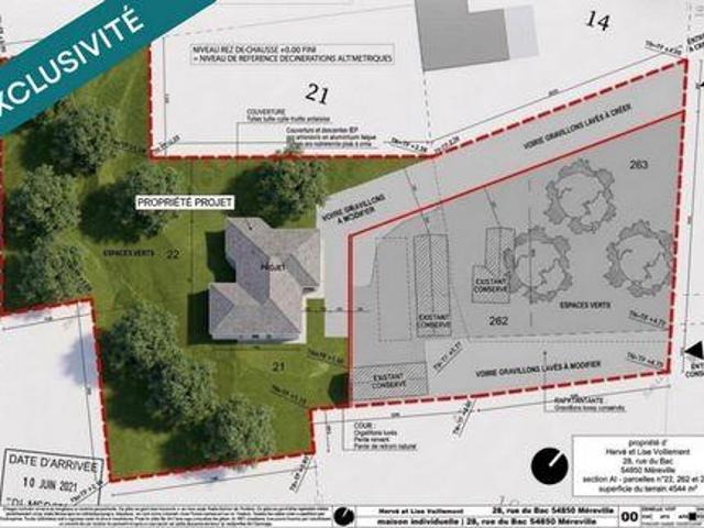 Villa 3 chambres, Mereville Lorraine 54850 DS105285624