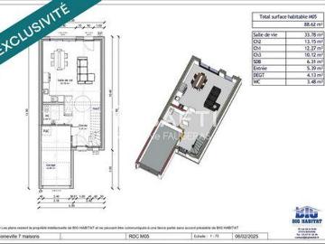 Villa 3 chambres, Moineville Lorraine 54580 DS102666082