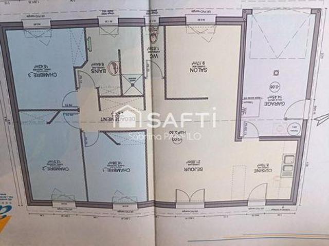 Villa 3 chambres, Peseux Franche 39120 DLS103218313