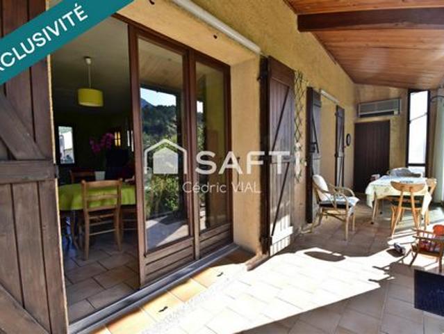 Villa T4 avec vue, véranda et garage à Digne 04
