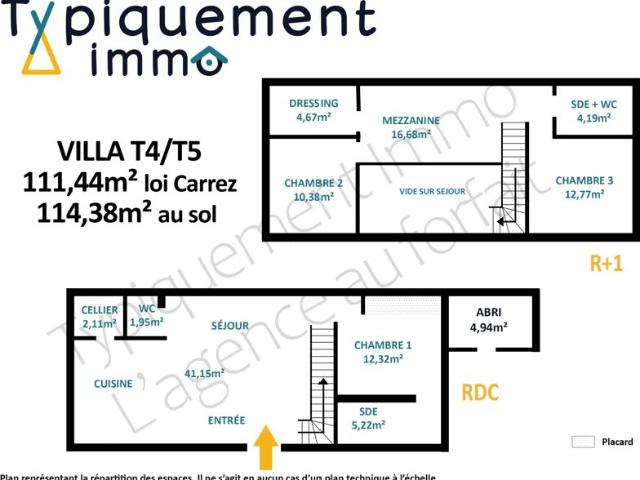 VILLA T4/T5 111m² AVEC JARDIN