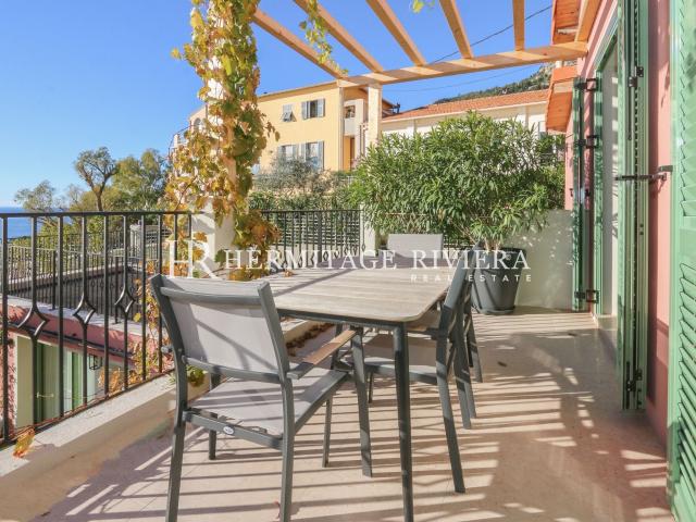 Villa to rent Roquebrune Cap Martin Charming villa Pool Close to beach Cabbé Sea views