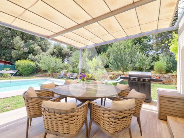 VILLA TYPE 6 AVEC JARDIN PAYSAGE PISCINE CHAUFFEE GARAGE A GREOUX LES BAINS