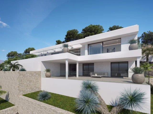 Villa única de nueva construcción con increíbles vistas al m. 384m² Calpe calp