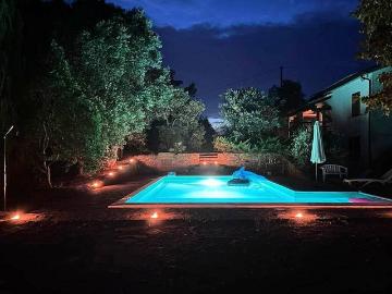 Villa unifamiliare con piscina e ampio terreno in vendita a Scansano, Montorgiali
