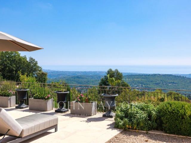 Villa vue mer et piscine chauffée à louer Tourrettes sur Loup