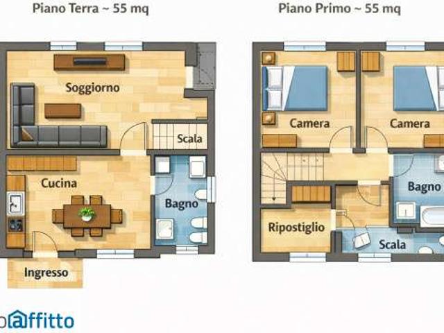 Villa a schiera arredata Centro