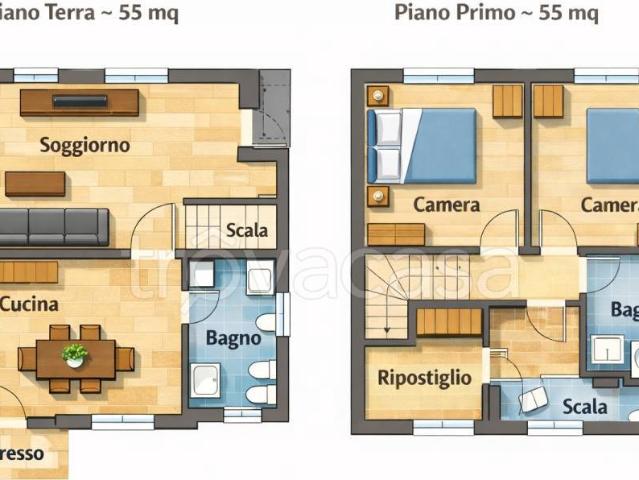 Villa a Schiera in in affitto da privato a Borgarello via Giacomo Matteotti, 2, giardino, posto auto, da privato TrovaCasa