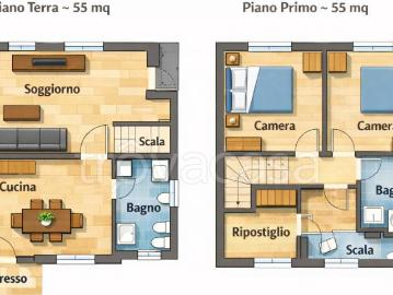 Villa a Schiera in in affitto da privato a Borgarello via Giacomo Matteotti, 2, giardino, posto auto, da privato TrovaCasa