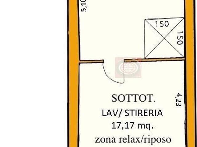 Villa a schiera in vendita a Cesenatico, Sala
