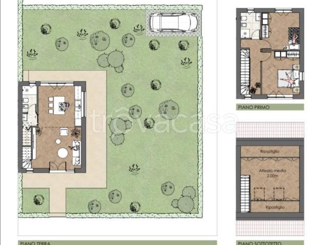 Villa a schiera in vendita a Rodano piazza Paolo Grassi, 2, Cassignanica
