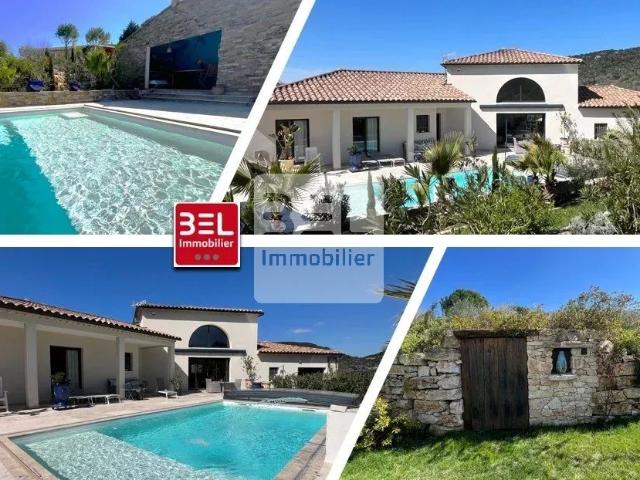 Villa architecturale alliant élégance et confort 138m² Barjac